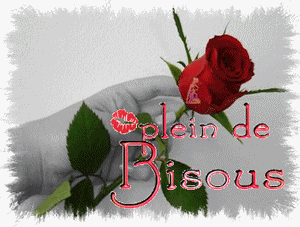 Gif animé plein de bisous
